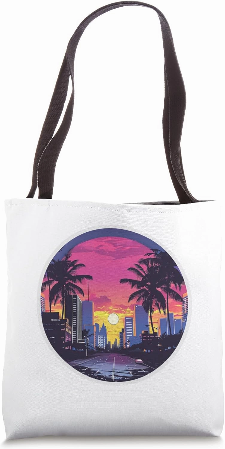 Miami South Beach Florida Squad Vacation Trip Vacay Travel Tote Bag
