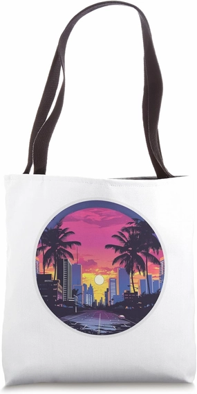 Miami South Beach Florida Squad Vacation Trip Vacay Travel Tote Bag