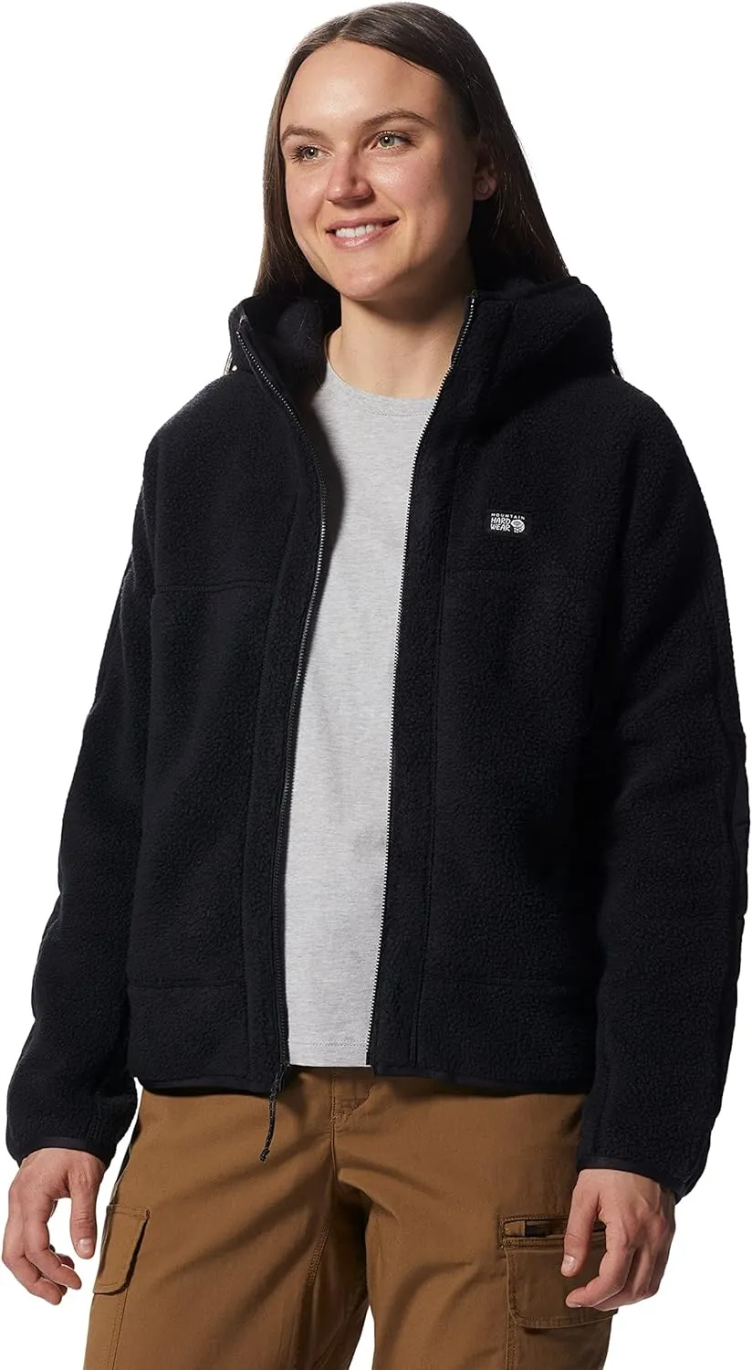 Mountain Hardwear Women's HiCamp Fleece Full Zip Hoody for Hiking, Travel, Backpacking, and Everyday Wear