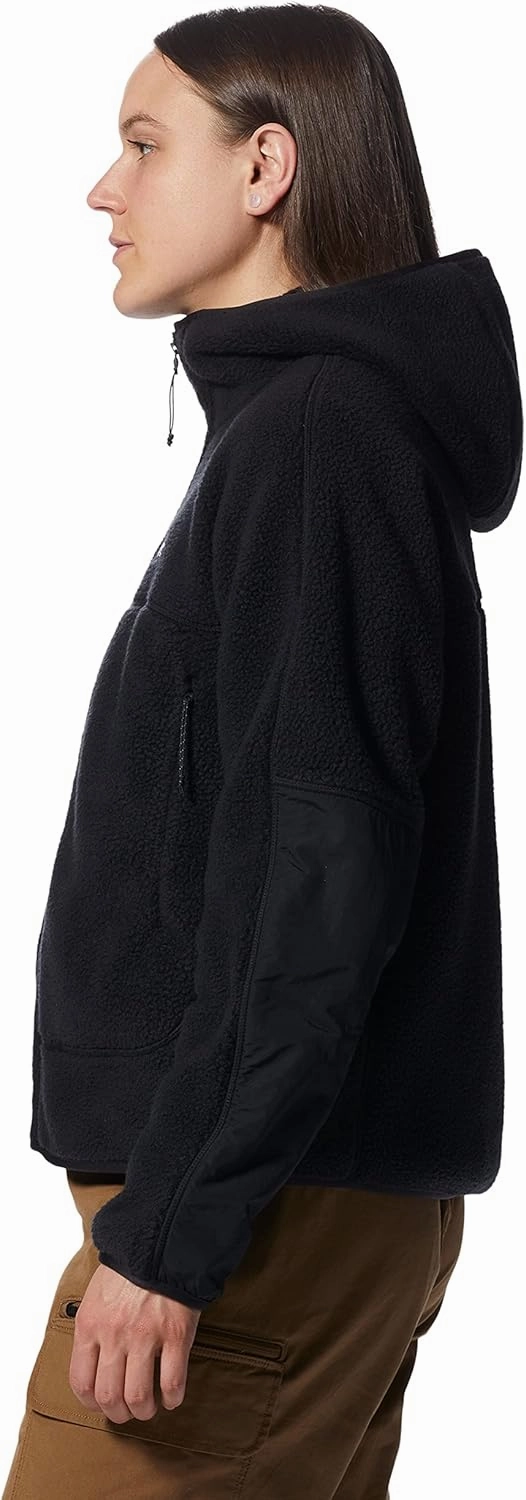 Mountain Hardwear Women's HiCamp Fleece Full Zip Hoody for Hiking, Travel, Backpacking, and Everyday Wear