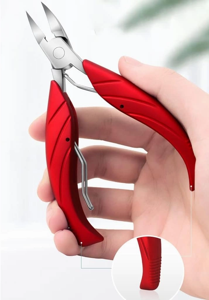 Nail Clippers Kit 6/7/8 Piece Set of Nail Clippers Set Nail Set Personal Care Set Professional Pedicure Set Beauty Set Pedicure Tools for Feet (Color : Red, Size : 7-Piece Set)