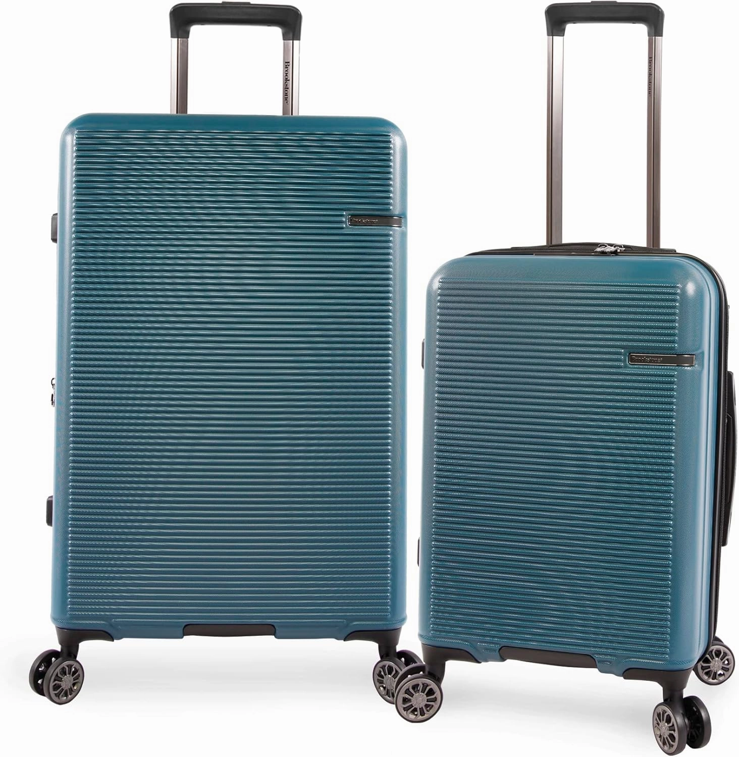 Nelson 2pc Hardside Spinner Luggage, Dark Teal, 2 Piece Set