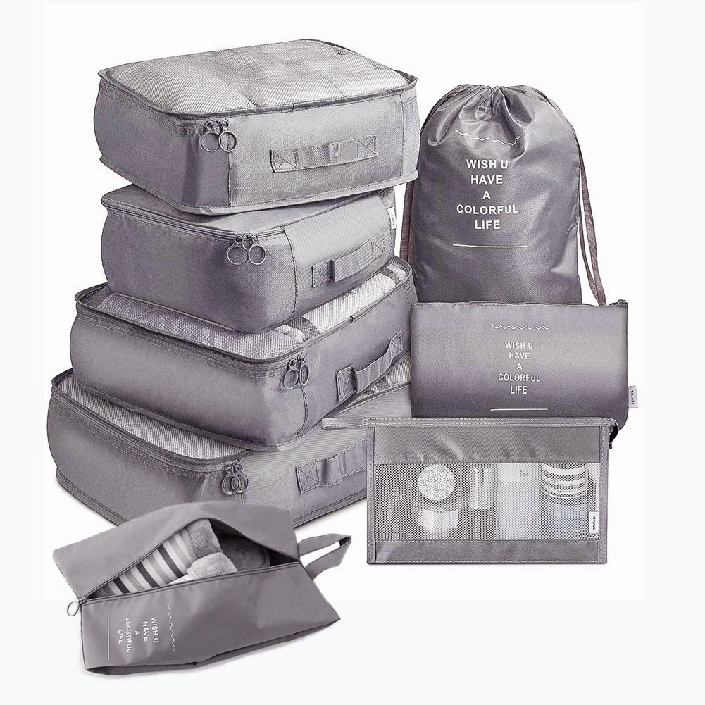 Packing Cubes for Travel - 8 Piece Set for Effortless Organization