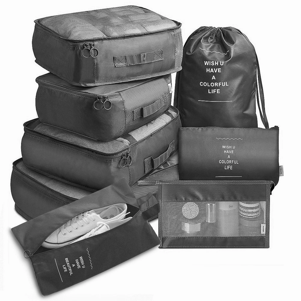 Packing Cubes for Travel - 8 Piece Set for Effortless Organization