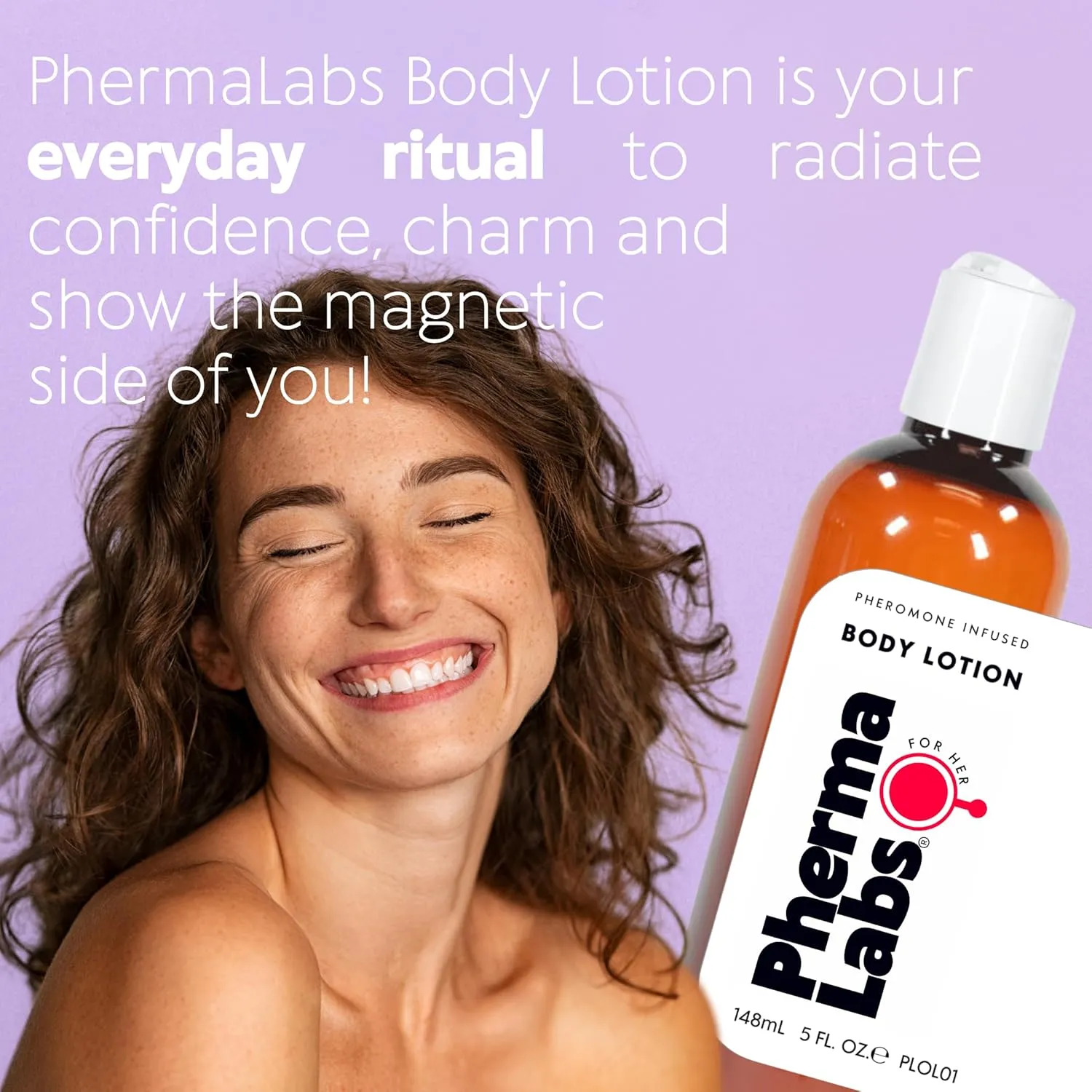 Pheromone Infused Body Lotion for Women, 5 Fl Oz (5 Fl Oz, All Night Scent [45MG])