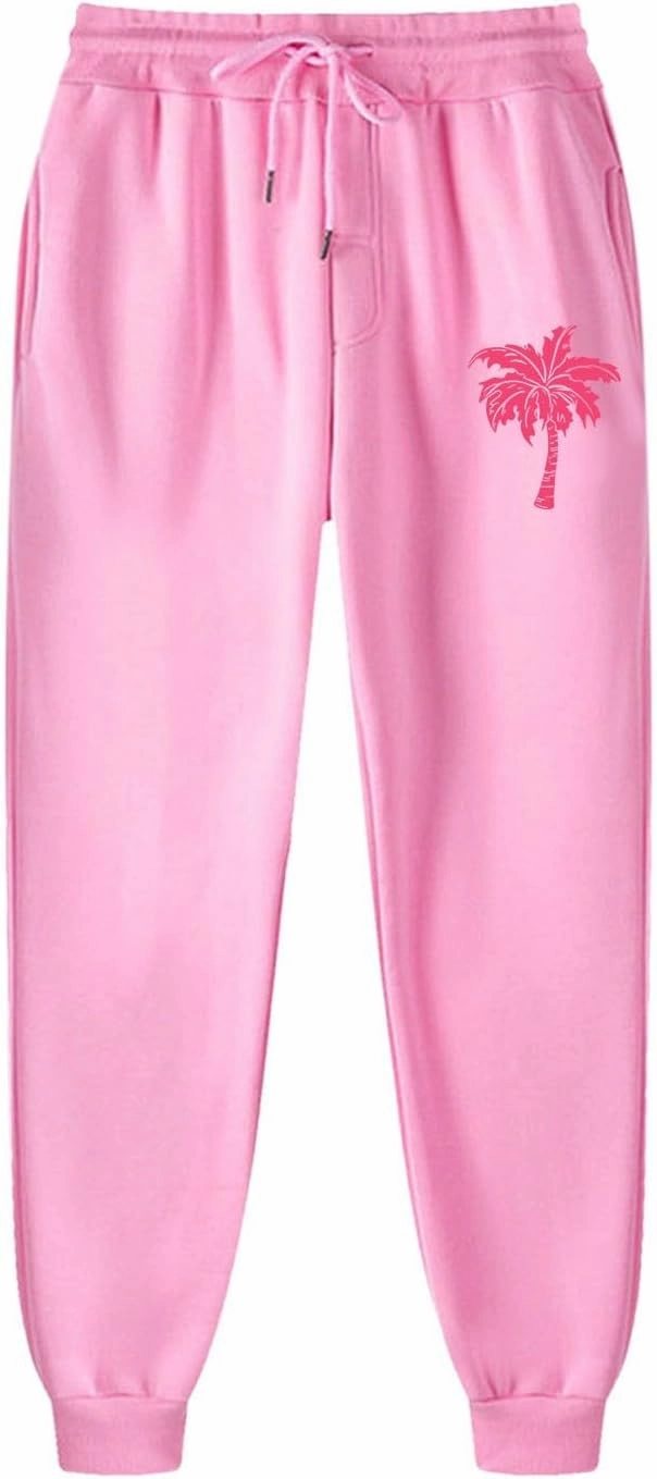 Pink Preppy Sweatsuits Women 2 Piece Outfit Graphic Pink Hoodie Jogger Pants Machting Lounge Sets Tracksuit 2024
