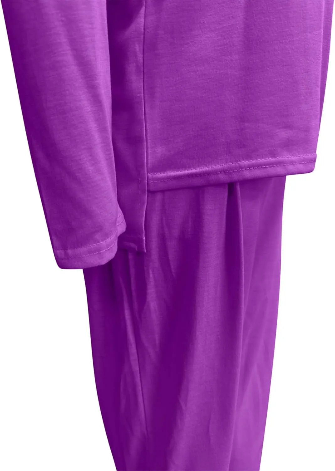 Plus Size Women Lounge Sets 2 Piece Outfits Irregular Y2K Baggy Plain Suits Sweatshirt Harem Pants Vacation Suits