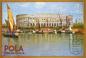 Pola - Venezia Giulia - Italy - 1930's - Travel Poster