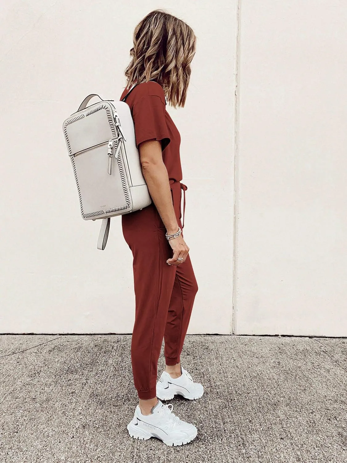 PRETTYGARDEN Women's Two Piece Lounge Sets 2025 Spring Summer Jogger Pants Vacation Outfits Travel Airplane Matching Clothes