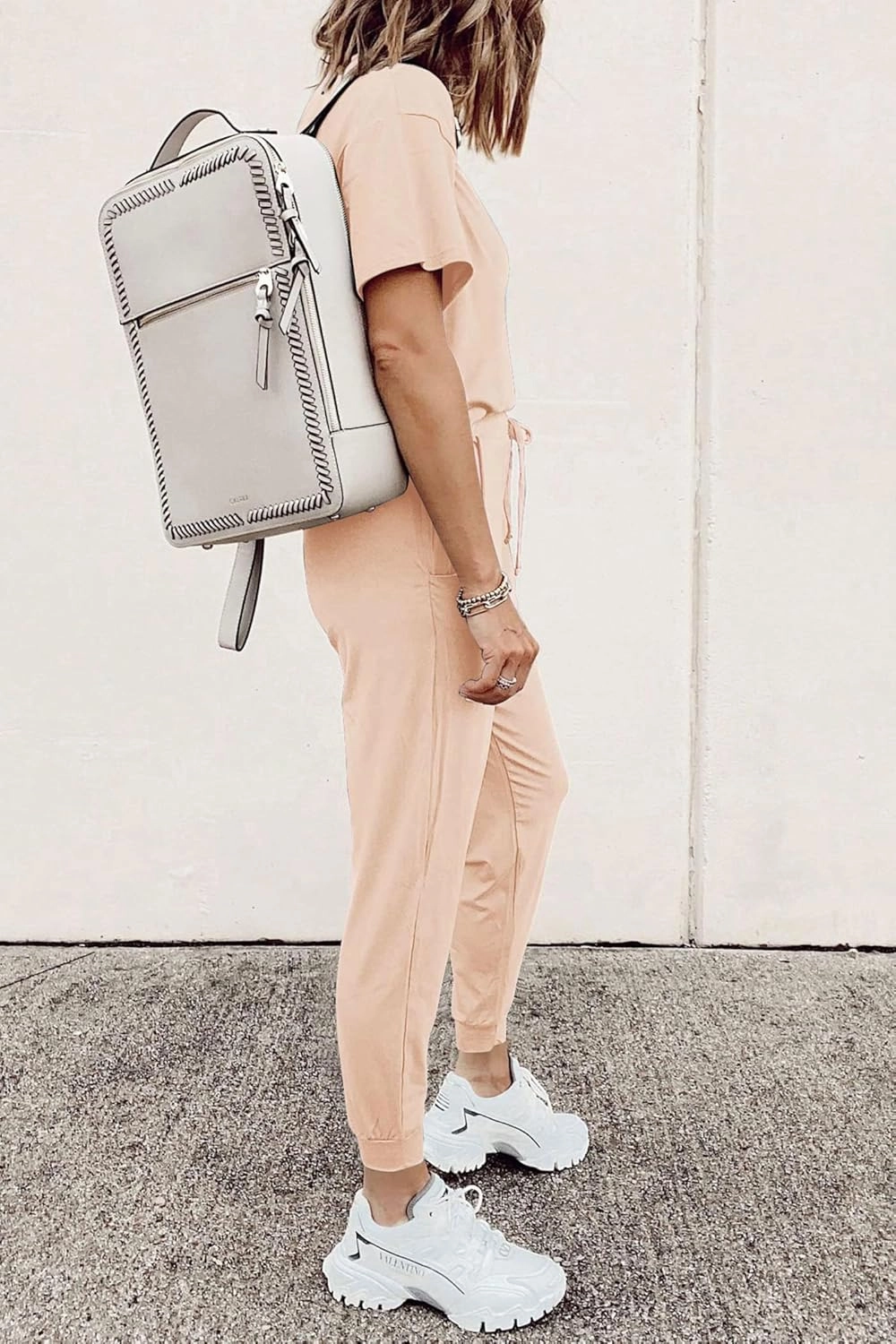 PRETTYGARDEN Women's Two Piece Lounge Sets 2025 Spring Summer Jogger Pants Vacation Outfits Travel Airplane Matching Clothes