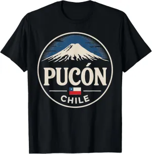 Pucón Chile Volcano Adventure Travel T-Shirt
