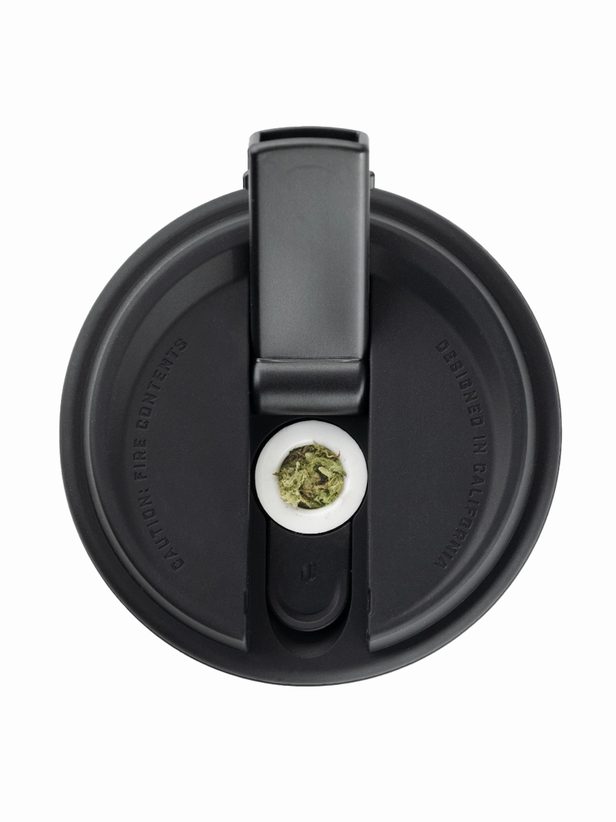 Puffco Cupsy Coffee Cup Water Pipe - 5" / Black