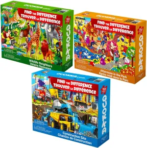 QUOKKA 100 Piece Puzzles for Kids Ages 8-10 - 3 X Set Puzzles for Kids Ages 4-6 - Toy for Learning Animals and Cars for 5-8 Year Old – Toddler Game Gift for Boys and Girls