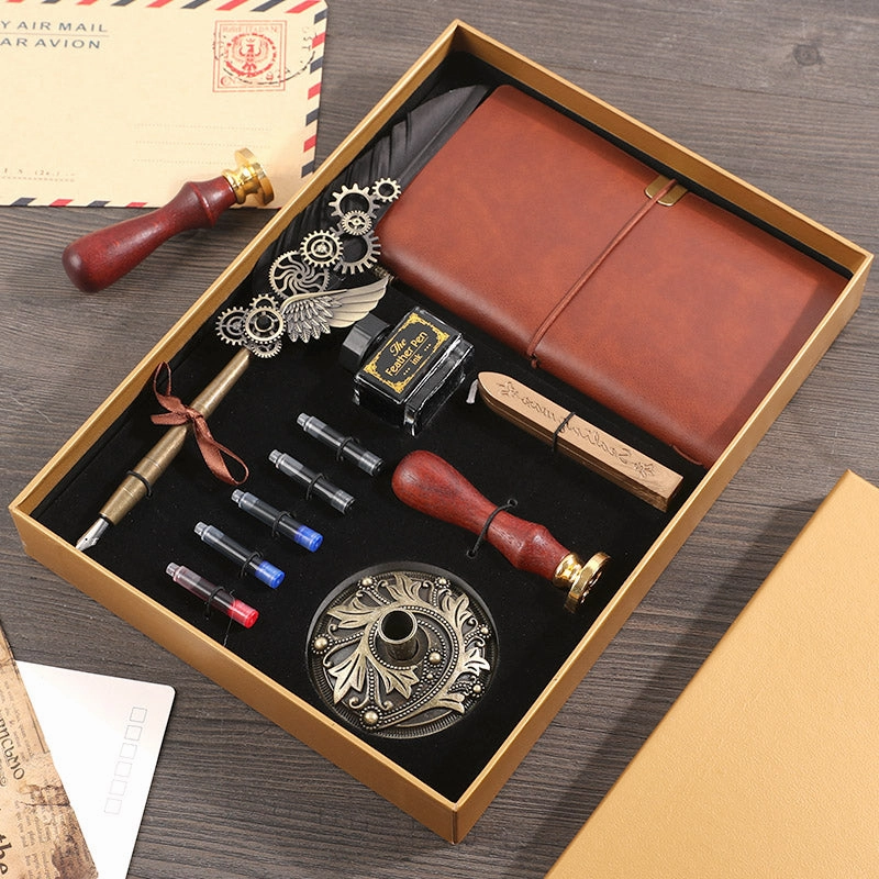 Retro Notebook Gift Box Set For Boys And Girls