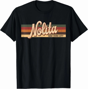Retro Vintage 80s 70s Nolita Retro New York T-Shirt