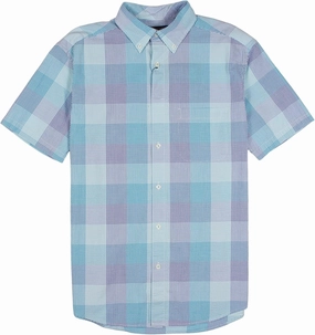Roundtree & Yorke Men's Short Sleeve Button-Down Shirt (Also Available in Big & Tall)