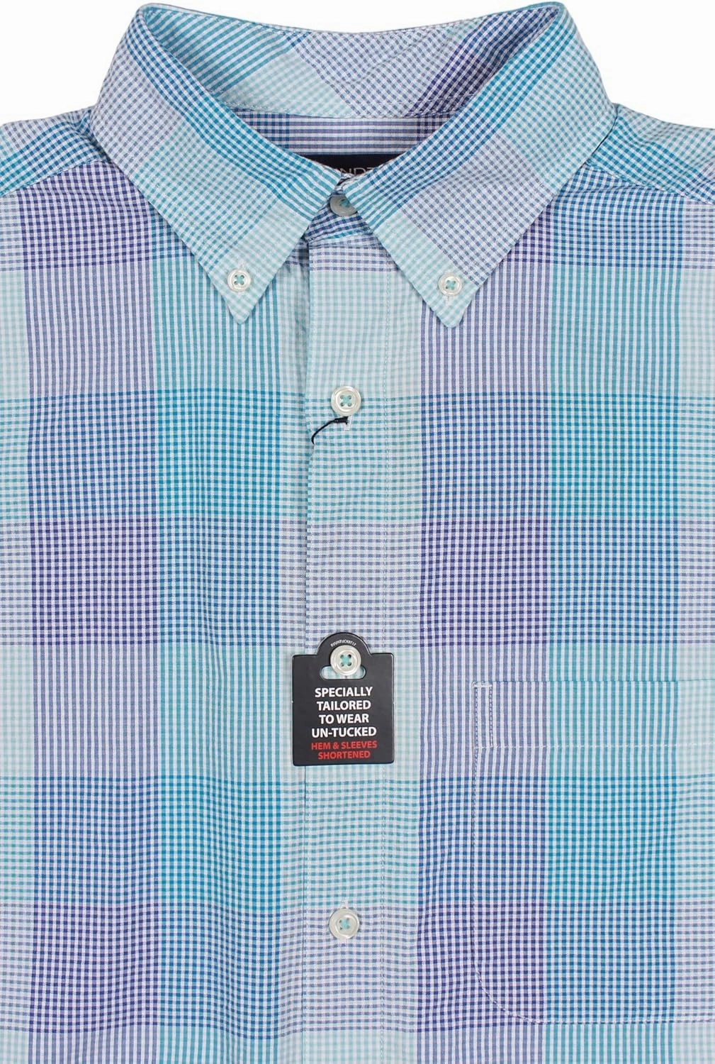 Roundtree & Yorke Men's Short Sleeve Button-Down Shirt (Also Available in Big & Tall)