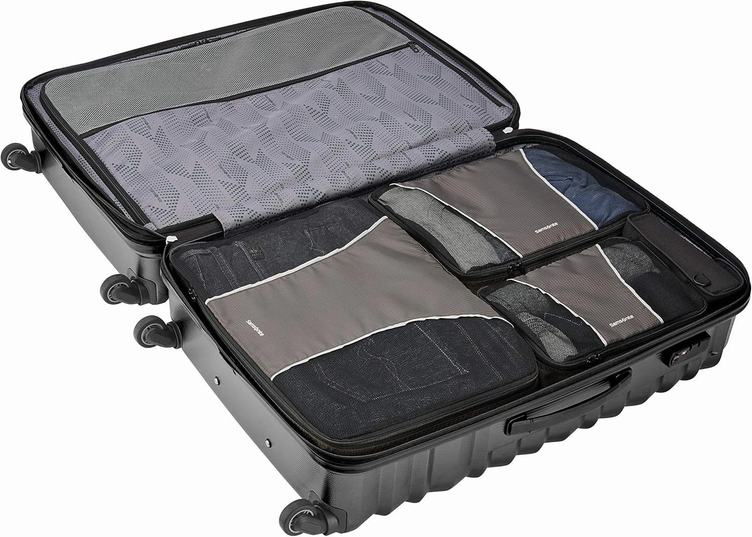 Samsonite 3 Piece Packing Cube Set, Charcoal, One Size