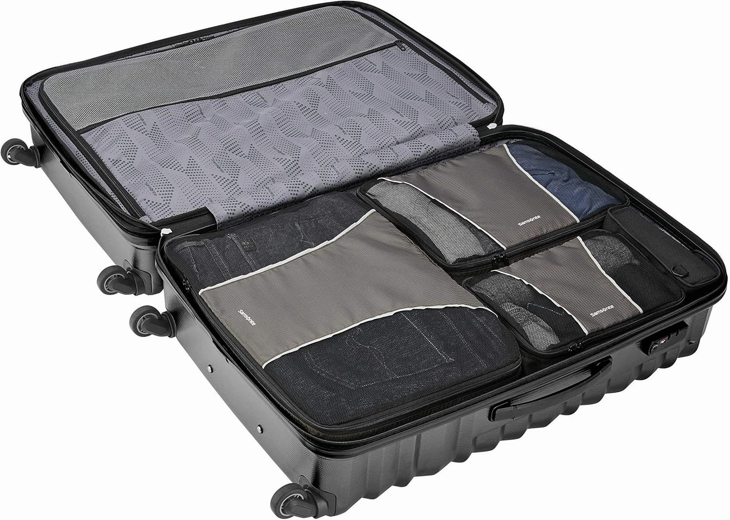 Samsonite 3 Piece Packing Cube Set, Charcoal, One Size