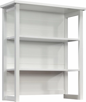Sauder Cottage Road Library Hutch, White Finish