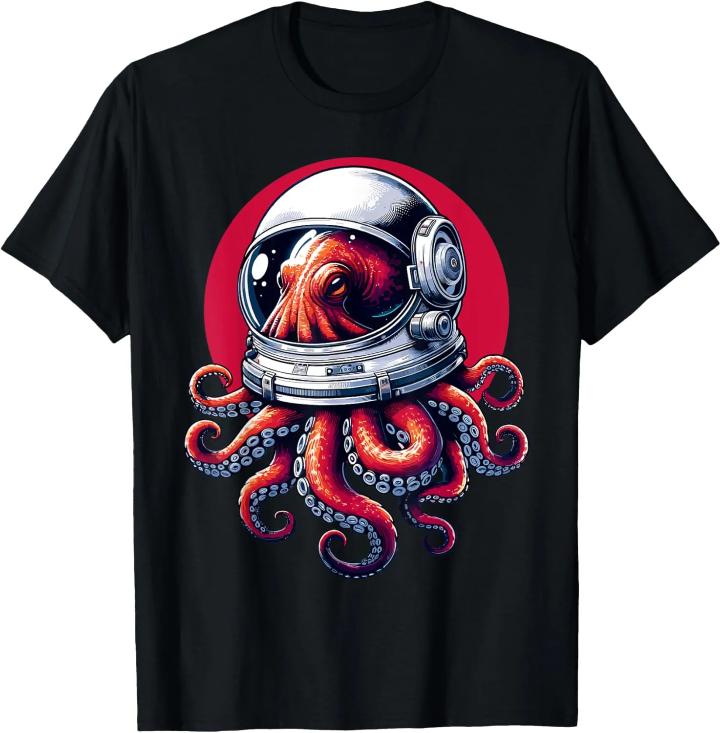 Sci-Fi Octopus Astronaut Octo-naut Astro-pus T-Shirt