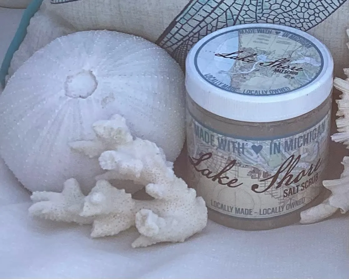 Sea Salt Scrub Premium Exfoliating Key Lime 8 oz. Travel Size