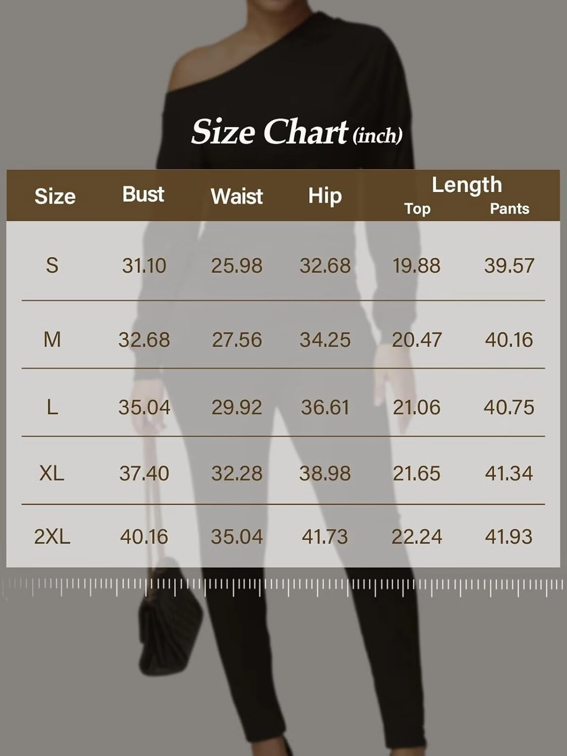 Sexy 2 Piece Outfits for Women One Off Shoulder Tops Ribbed Pant Set Tracksuit Clubwear