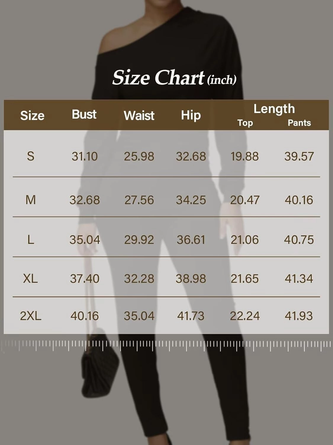 Sexy 2 Piece Outfits for Women One Off Shoulder Tops Ribbed Pant Set Tracksuit Clubwear