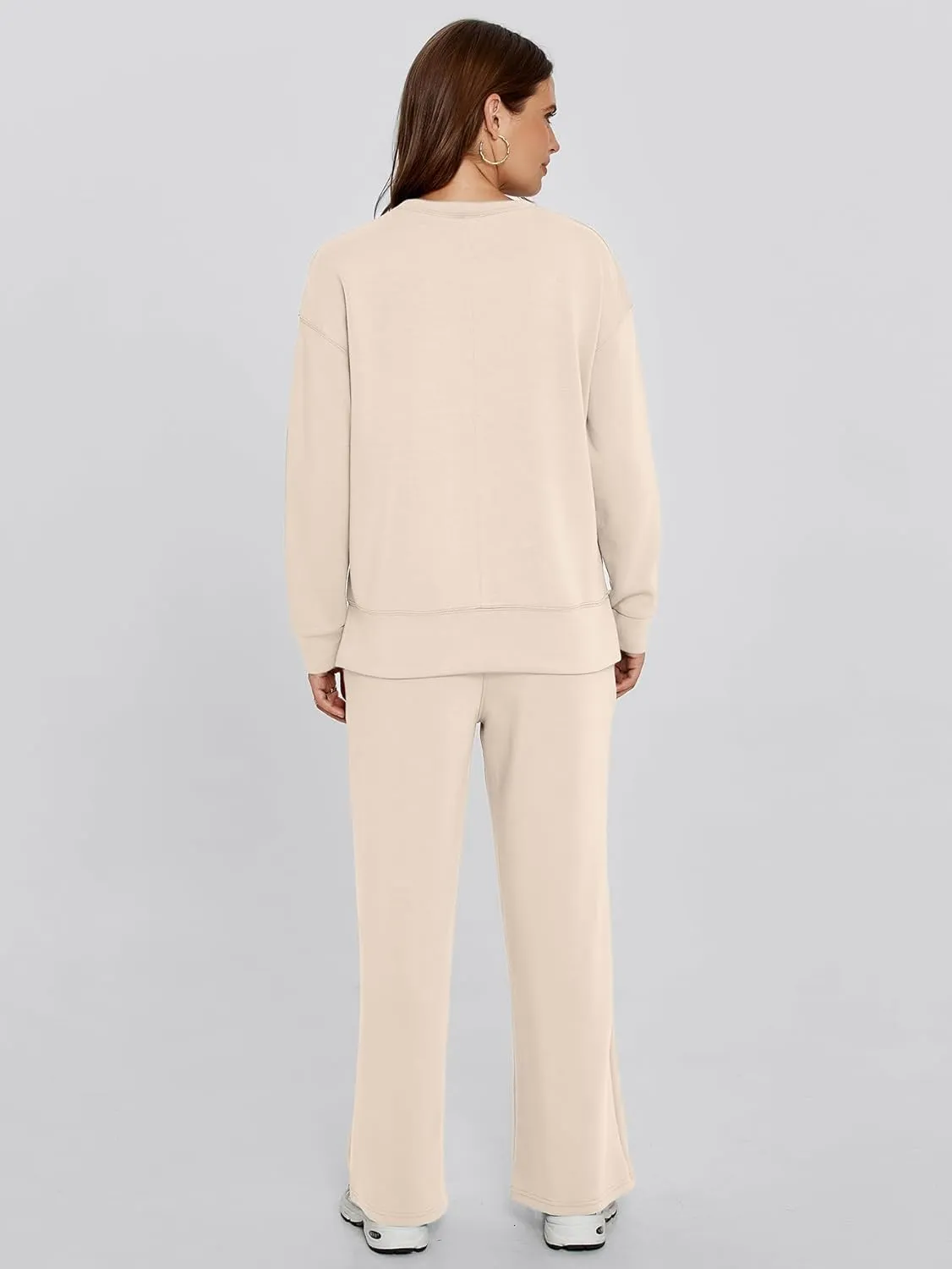 Simplee Lounge Sets for Women 2 Piece Sweat Pants Sets Sweatsuit Sweatshirt Sweatpants Tracksuit