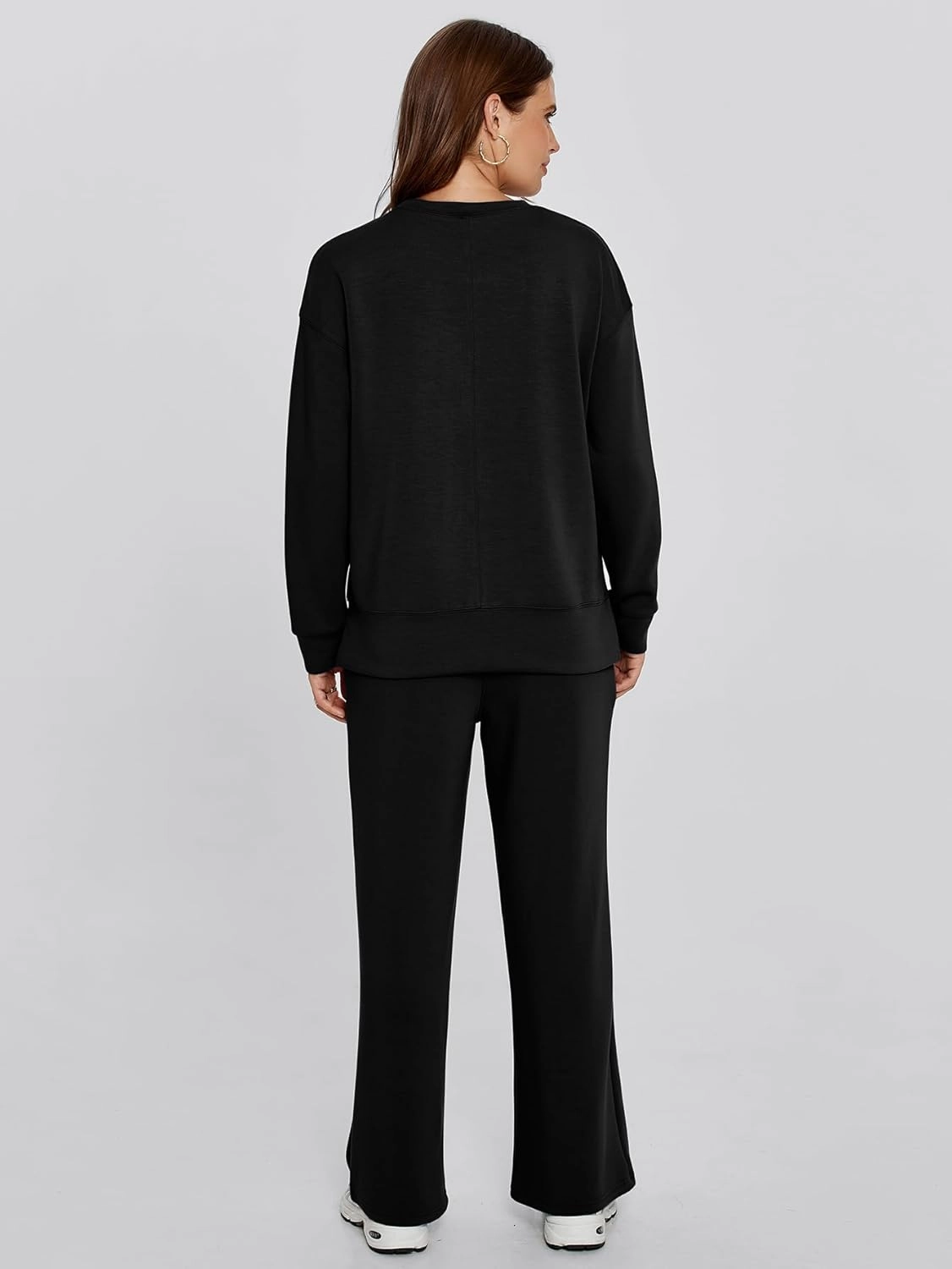 Simplee Lounge Sets for Women 2 Piece Sweat Pants Sets Sweatsuit Sweatshirt Sweatpants Tracksuit