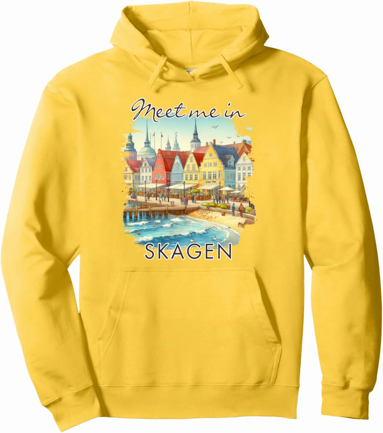 Skagen Traveling Skagen Denmark Trip Meet Me In Skagen Pullover Hoodie