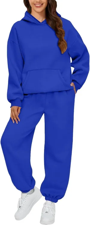 Spring Travel Outfits Daily Solid Color Pants Spring and Autumn Set Loose Baggy Wide Leg Pants Comfortable Sets
