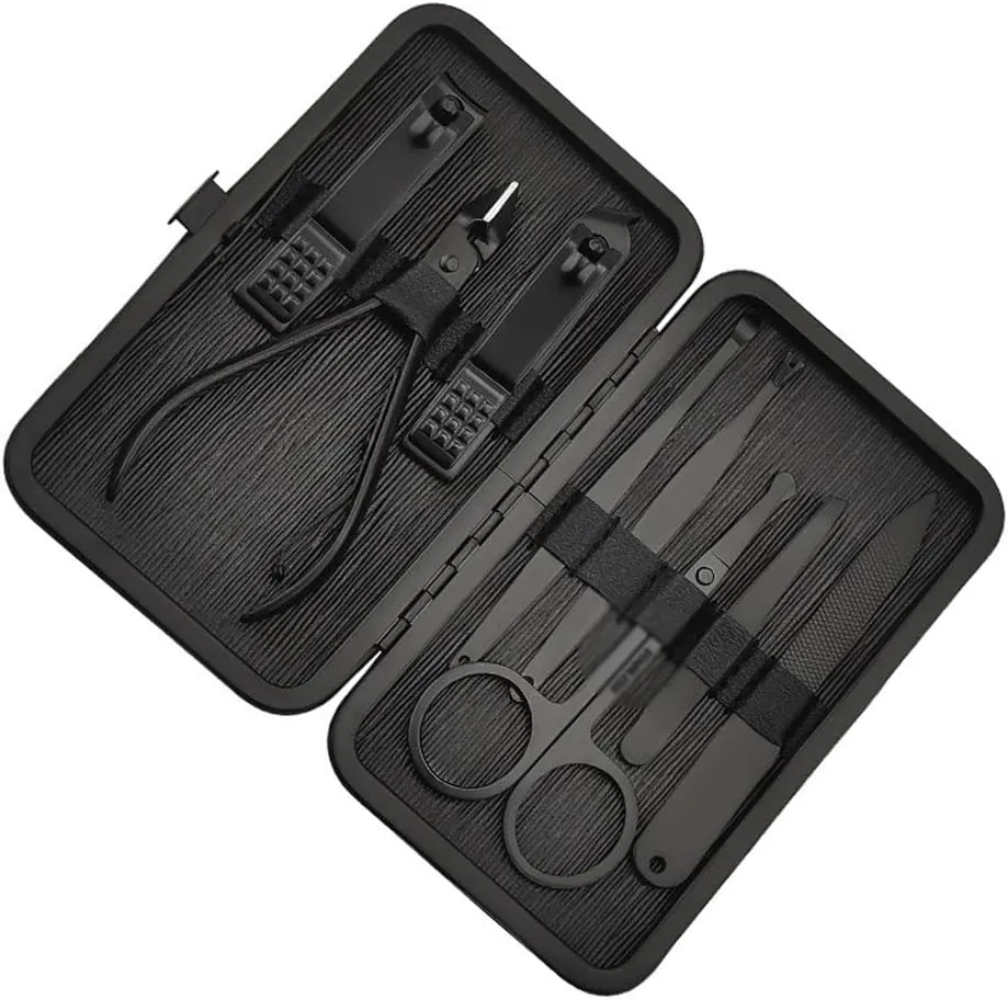 Stainless Steel Nail Clippers 8-Piece Set, Nail Clippers, Manicure Care Tools, Nail Clippers Set