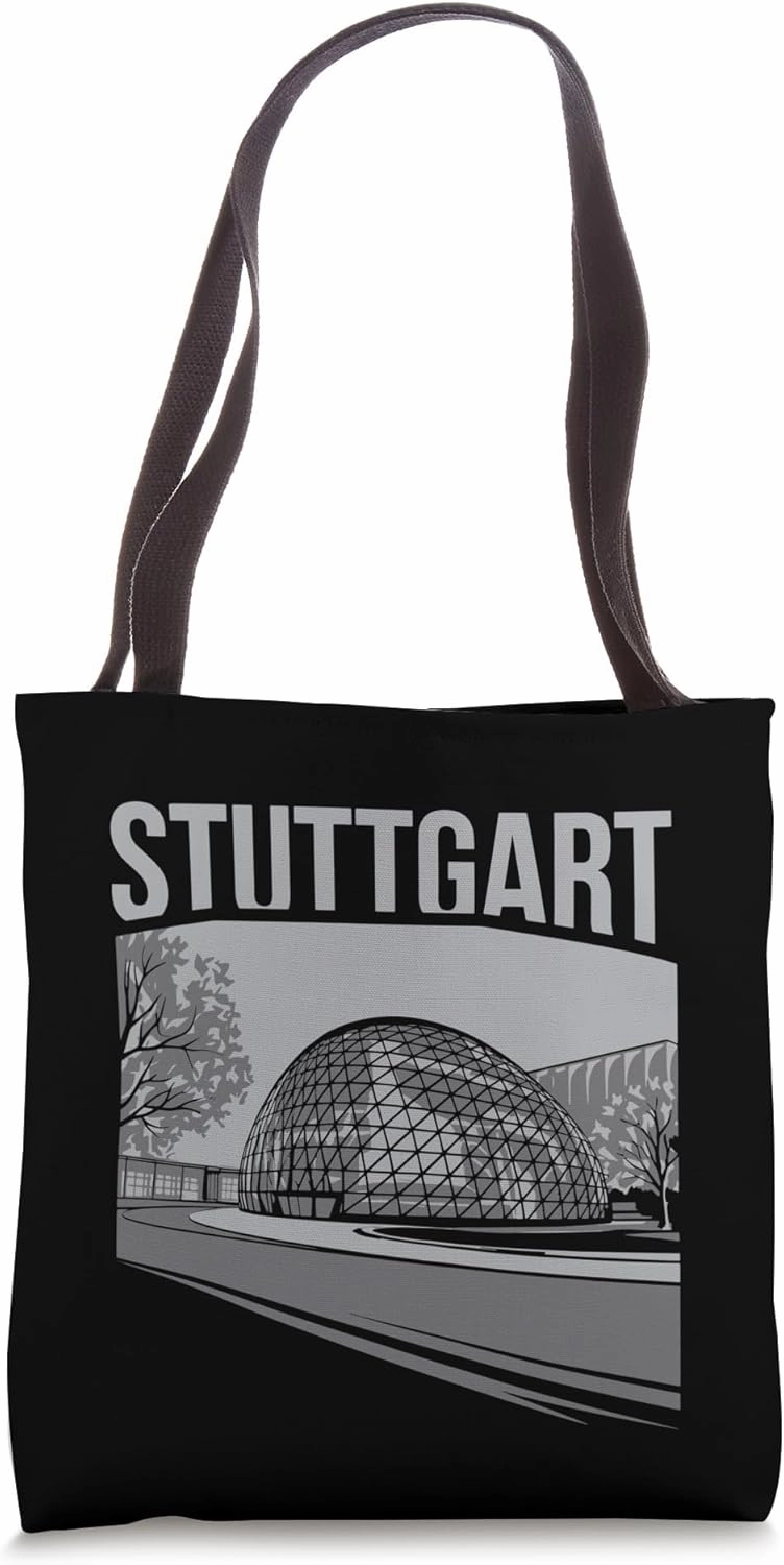 Stuttgart German City Travel Souvenir Retro Tote Bag
