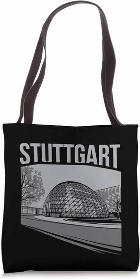 Stuttgart German City Travel Souvenir Retro Tote Bag