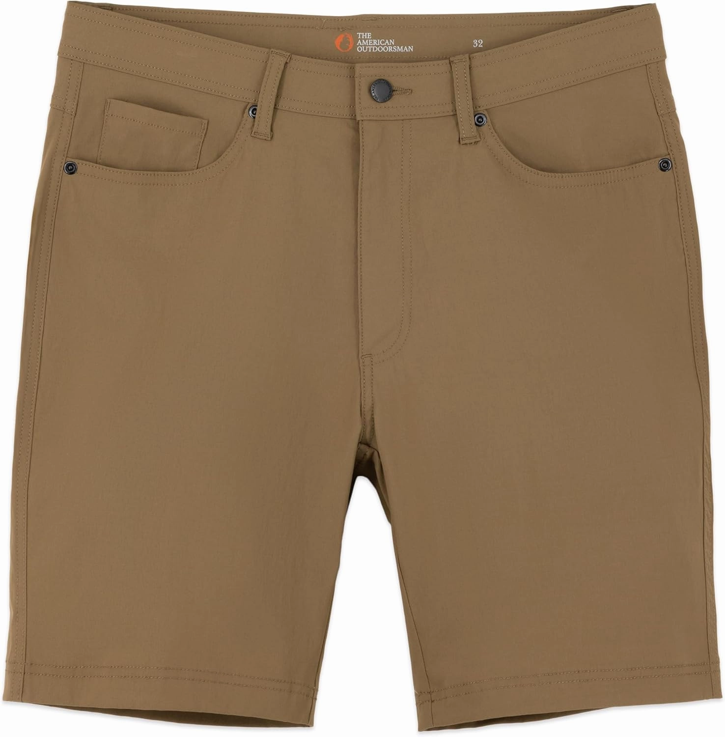 The American Outdoorsman Performance Stretch Water Repellent Ultimate Mens Hiking Shorts - UPF 50  UV-Block, Five Pockets