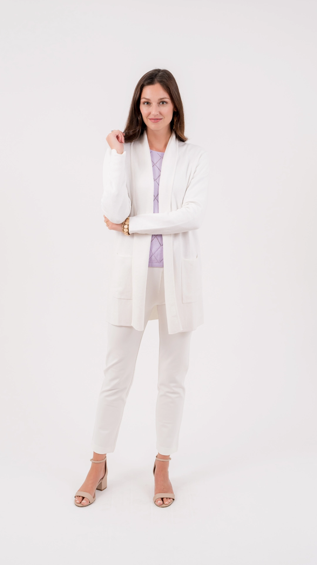 The Travel Coat | Chalk