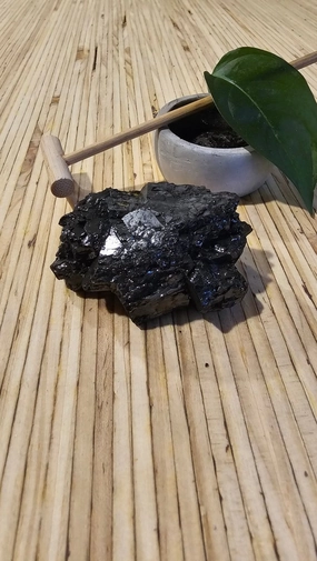 The Ultimate Shungite: Rare One-Piece Nugget - Glacier Peak (New Zealand)