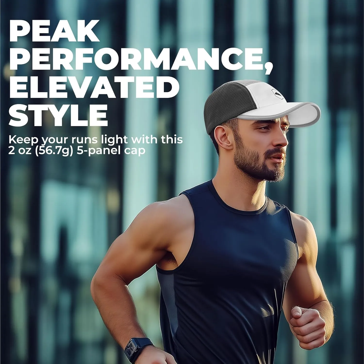 Tough Headwear 5-Panel Running Cap