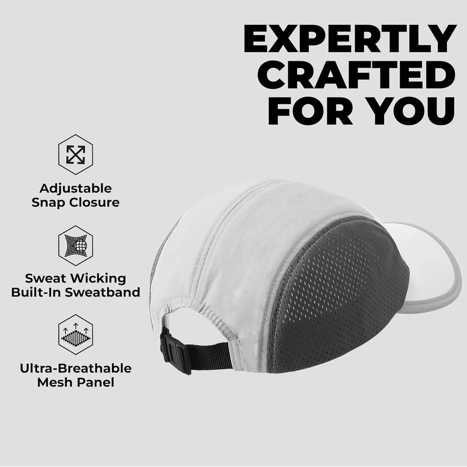 Tough Headwear 5-Panel Running Cap