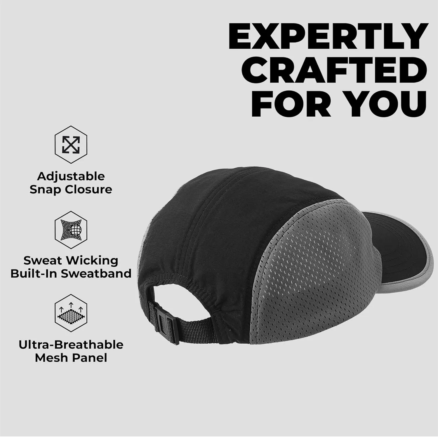 Tough Headwear 5-Panel Running Cap