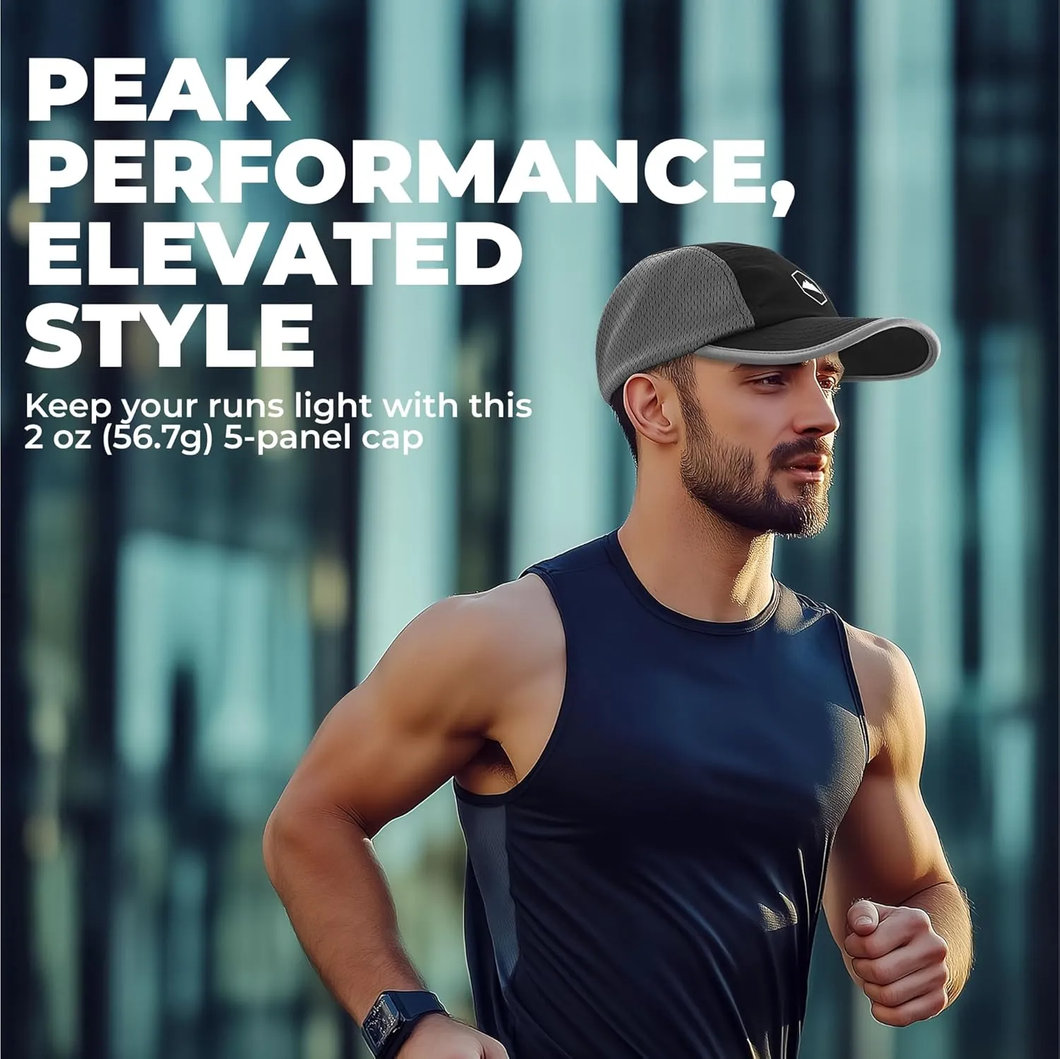 Tough Headwear 5-Panel Running Cap