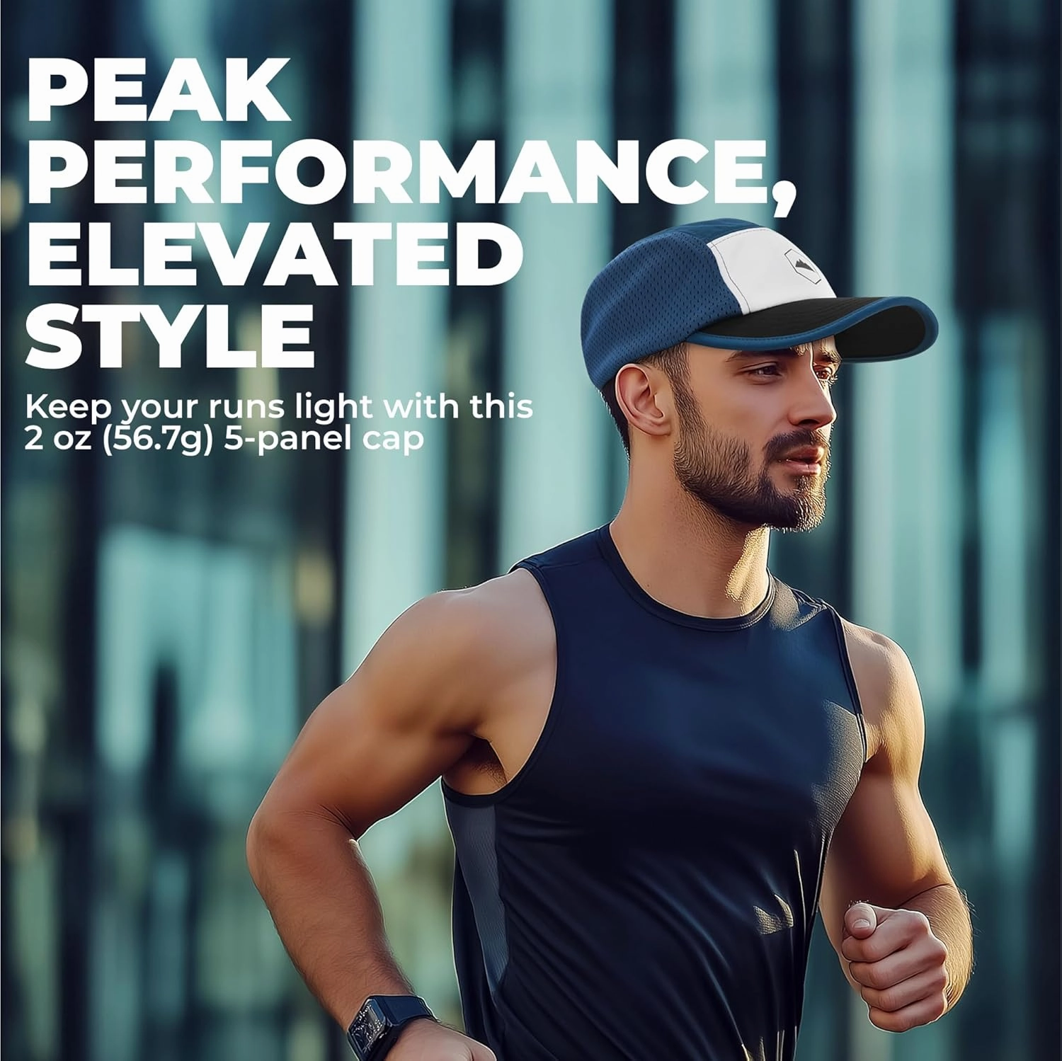 Tough Headwear 5-Panel Running Cap