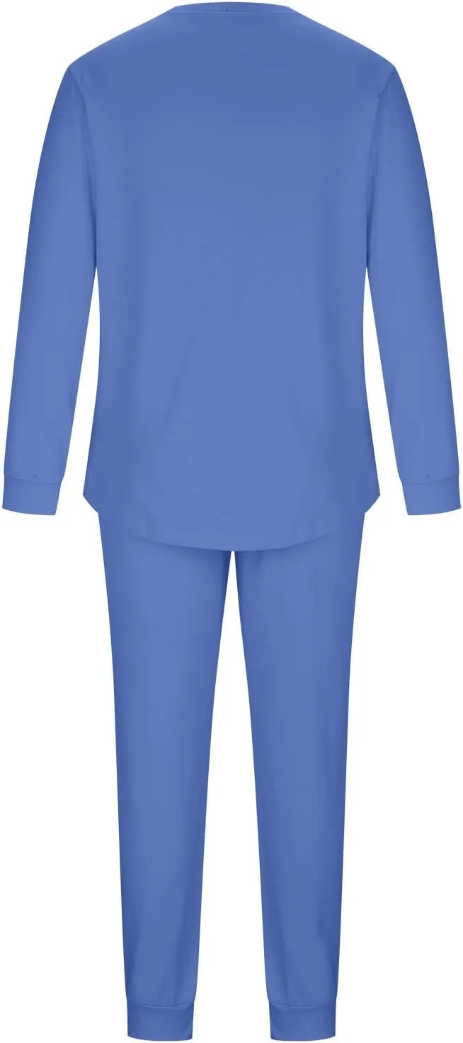 Track Suit for Men Set Athletic Jogging Sweatsuit Casual Crewneck Sweatshirts Pullover and Pants 2 Piece Outfits