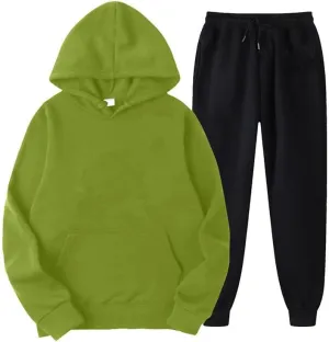 Track Suits for Women Set - 2 Piece Outfits Sweatsuit Pocket Hoodies with Pants Spring Jogging Workout Sets for Women