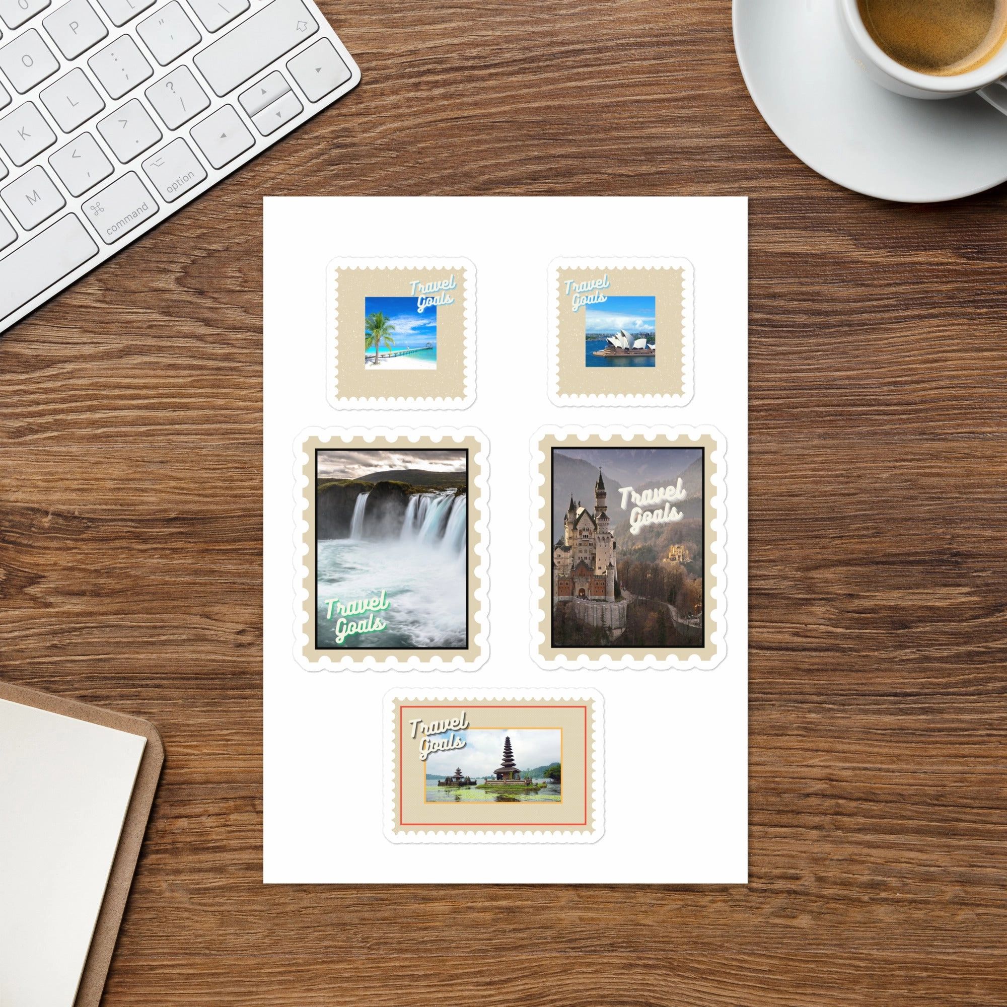 Travel Goals Sticker Sheet: Set 5