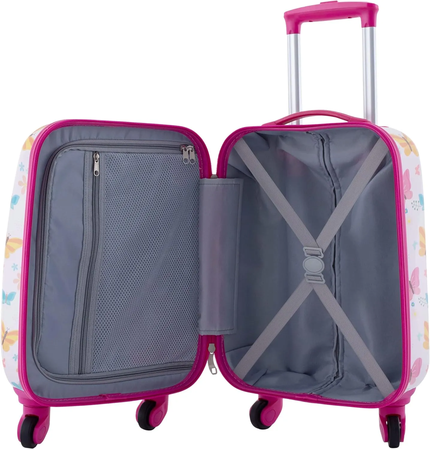 Travelers Club 5 Piece Kids' Luggage Set, Butterfly