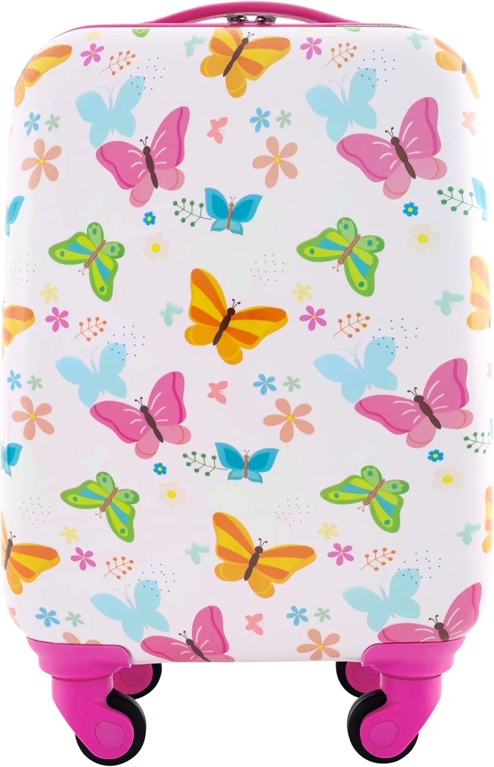 Travelers Club 5 Piece Kids' Luggage Set, Butterfly