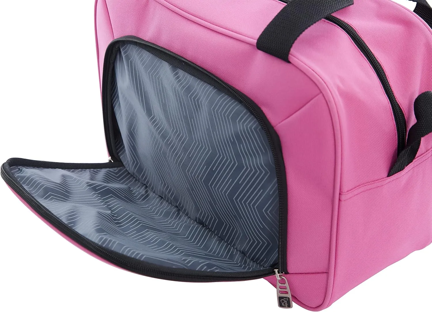 Travelers Club Midtown Hardside Luggage Travel, Bubble Gum, 4-Piece Set