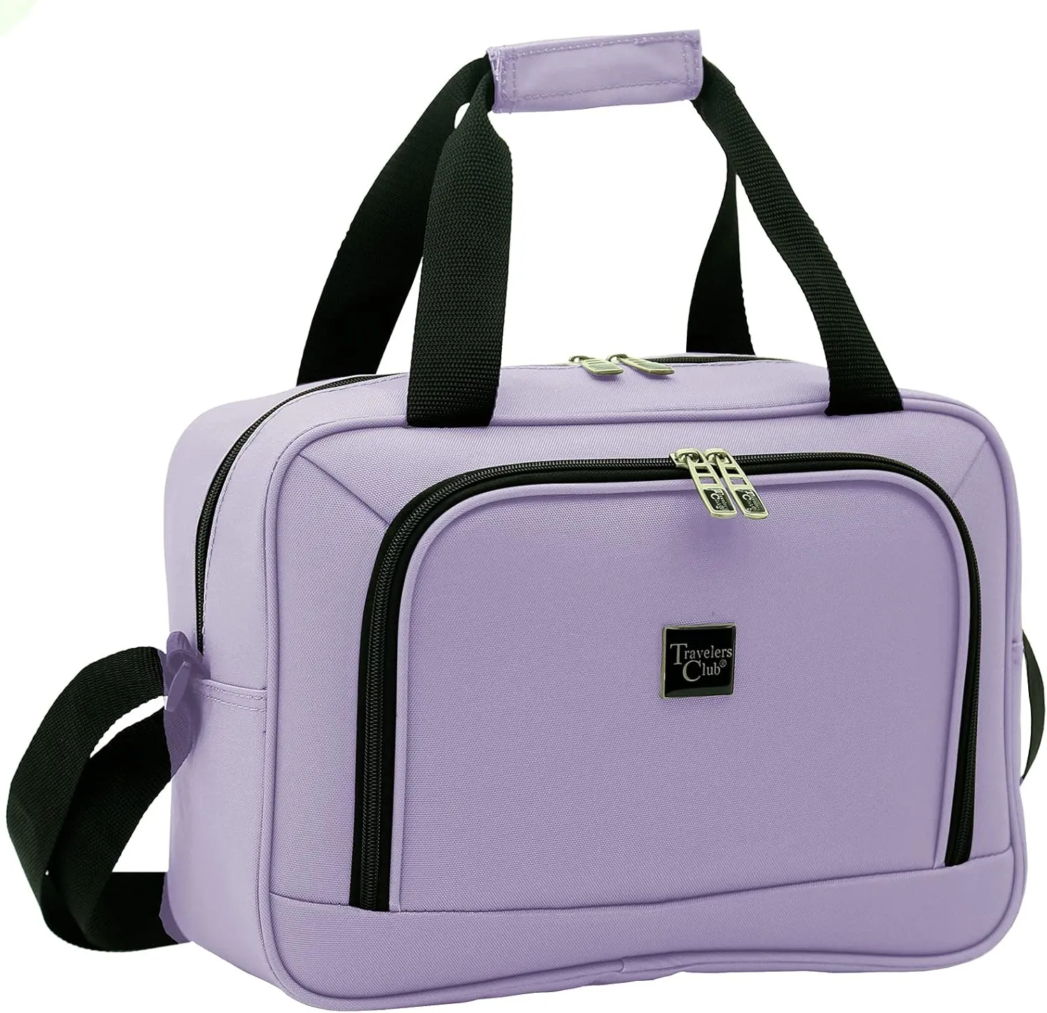 Travelers Club Midtown Hardside Luggage Travel, Lilac, 4-Piece Set